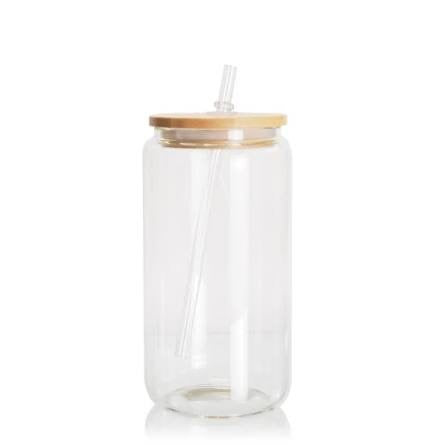 16 oz Glass Clear Tumbler